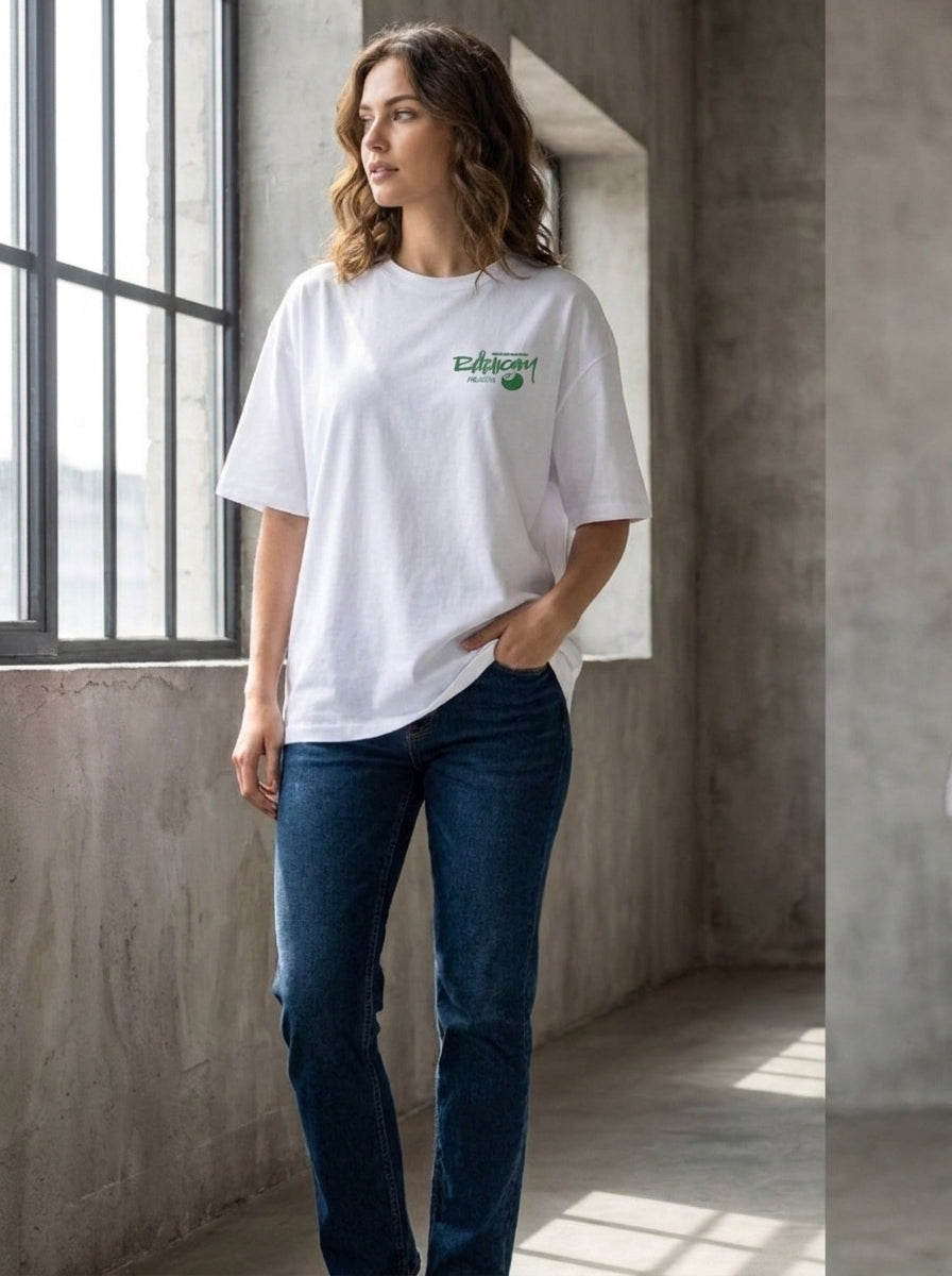 T-shirt Femme RAYDAM MASSILIA – Logo Poitrine & Grand Imprimé Dos