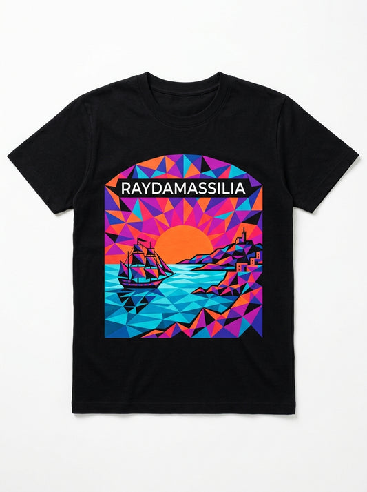 T-Shirt Graphic Premium "Massilia Culture" – Coton Lourd