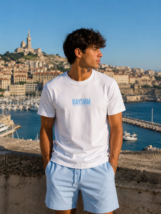 RaydaMassilia Signature Graphic T-Shirt – White