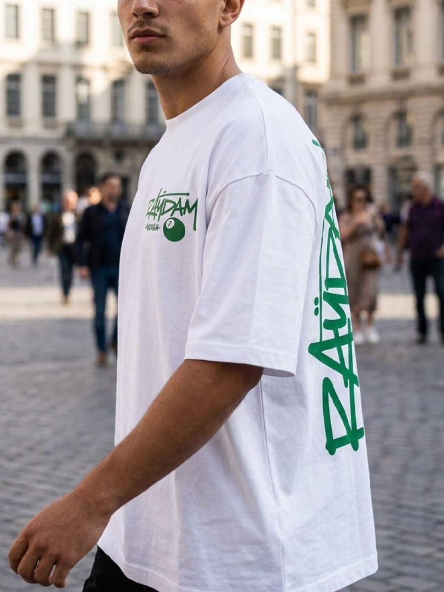T-shirt Homme RAYDAM MASSILIA – Logo Poitrine & Grand Imprimé Dos