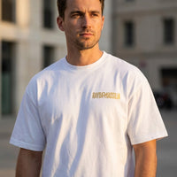 T-shirt Homme Oversize Noir – Raydam Massilia | Logo Poitrine & Grand Imprimé Dos