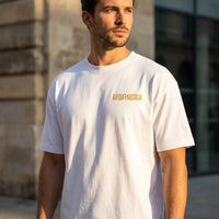 T-shirt Homme Oversize Noir – Raydam Massilia | Logo Poitrine & Grand Imprimé Dos