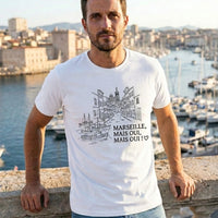 T-Shirt Premium Homme "L'Esprit de Massilia" – Coton Lourd & Line-Art