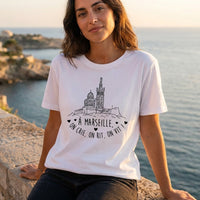 T-Shirt Premium Femme "L'Esprit de Massilia" – Coupe Loose & Design Minimaliste