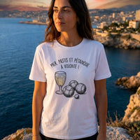 T-Shirt Premium Femme "L'Esprit de Massilia" – Coupe Loose & Design Minimaliste