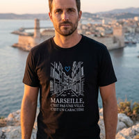 T-Shirt Premium Homme "L'Esprit de Massilia" – Coton Lourd & Line-Art